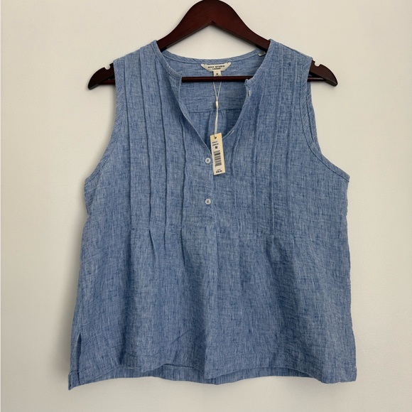 NWT Max Studio Blue Tank - Picture 1 of 5